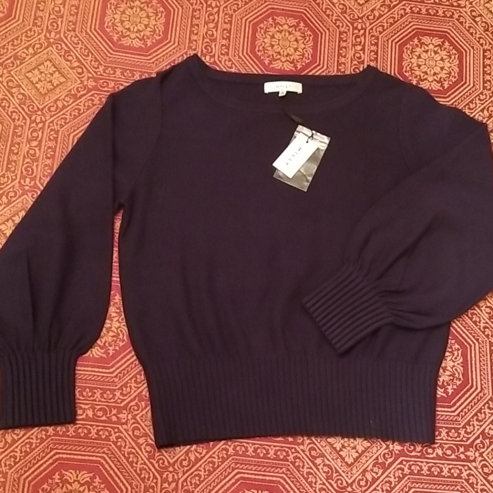 Nwt Milly Couture Pintuck pullover